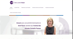 Desktop Screenshot of marie-lambert-avocat.com